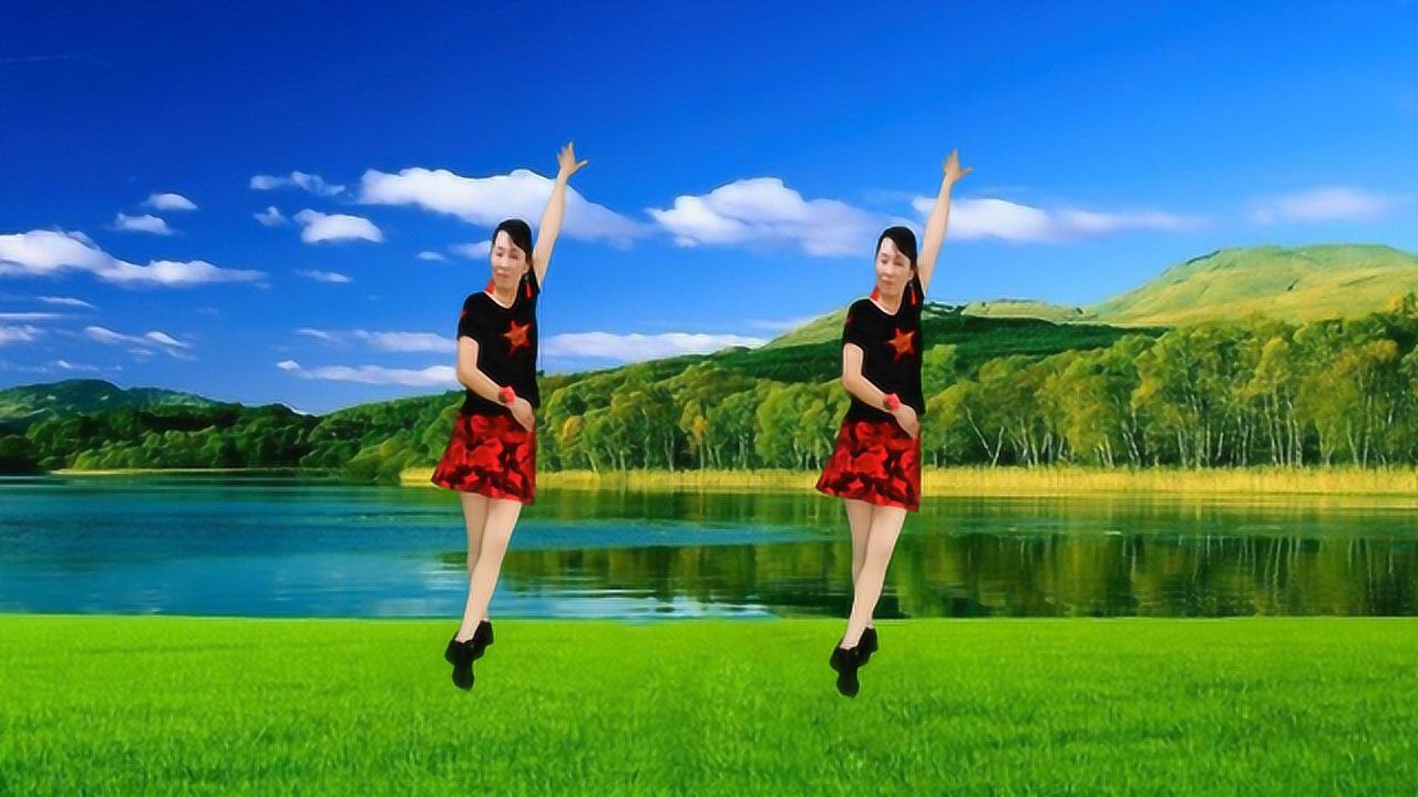 火爆全网单人水兵舞《情火》背面演示 动作简单 脚步清晰更易学