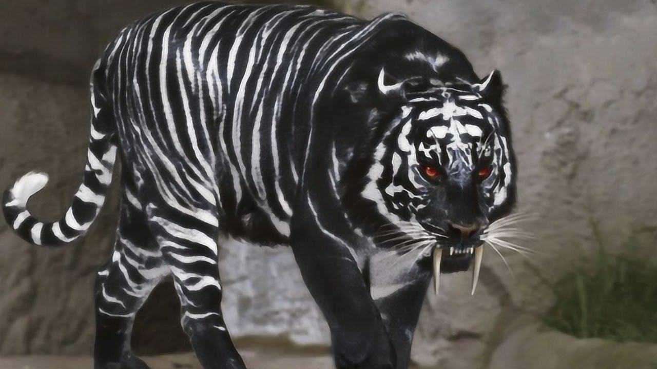 全球唯一"黑色老虎",战斗力超级无敌强,与东北虎孰强孰弱?