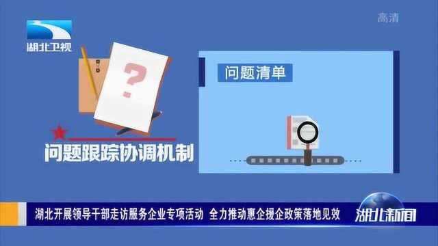 湖北开展领导干部走访服务企业专项活动,全力推动惠企援企政策落地见效