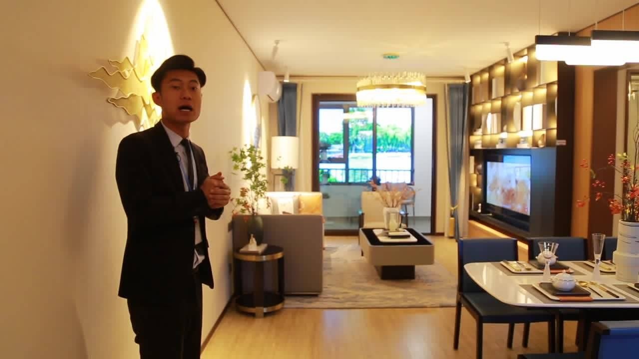 江宁孔雀城紫樾澜庭105样板间讲解