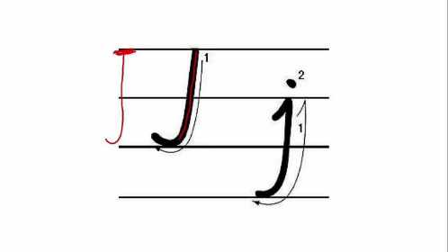 人教pep版 26个英文字母书写 h-n