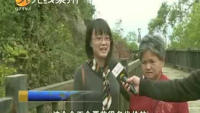 桃花山木栈道翻修完工啦!焕然一新,市民体验如何?