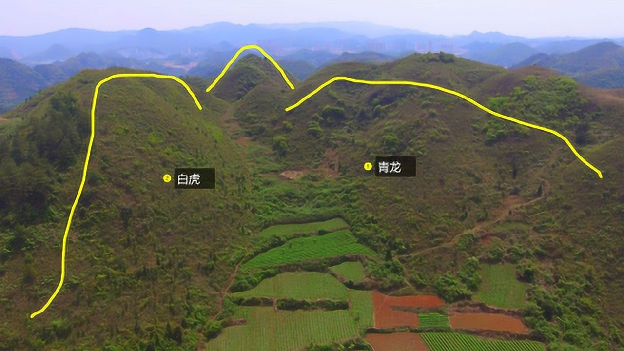 龙虎带笏印主贵有威权能文能武风水宝地