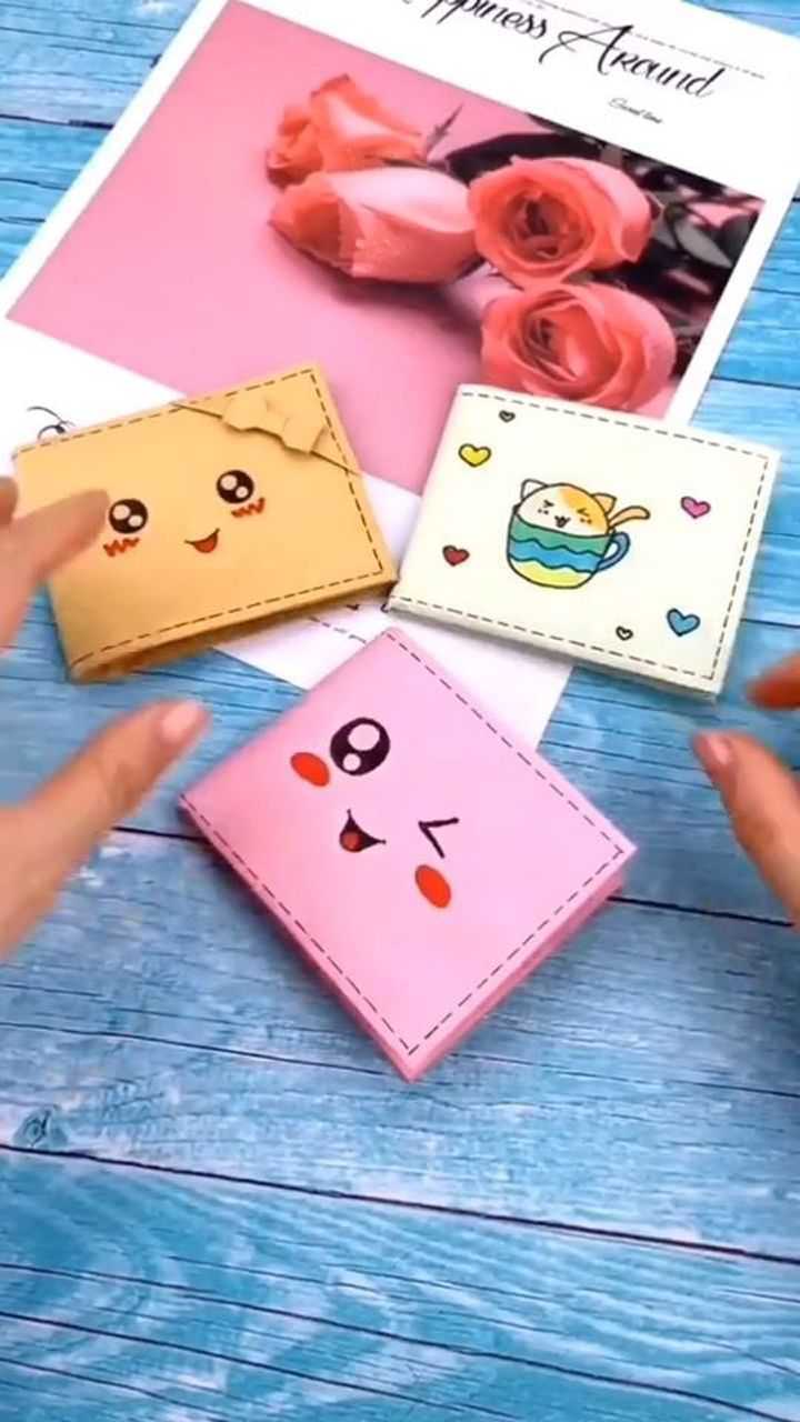 教你们如何用纸制作可爱又实用的钱包