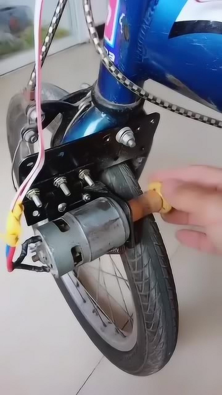厉害了牛人自制自行车电动助力器,网友感觉怎么样