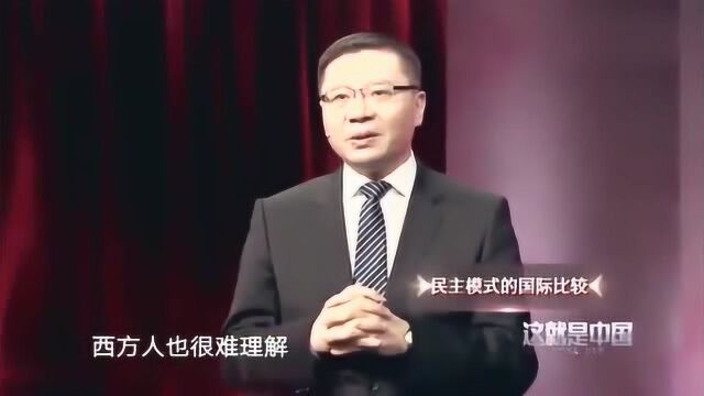 张维为教授:西方人一直垄断着对民主概念的解释权!张维为举了个最简单例子