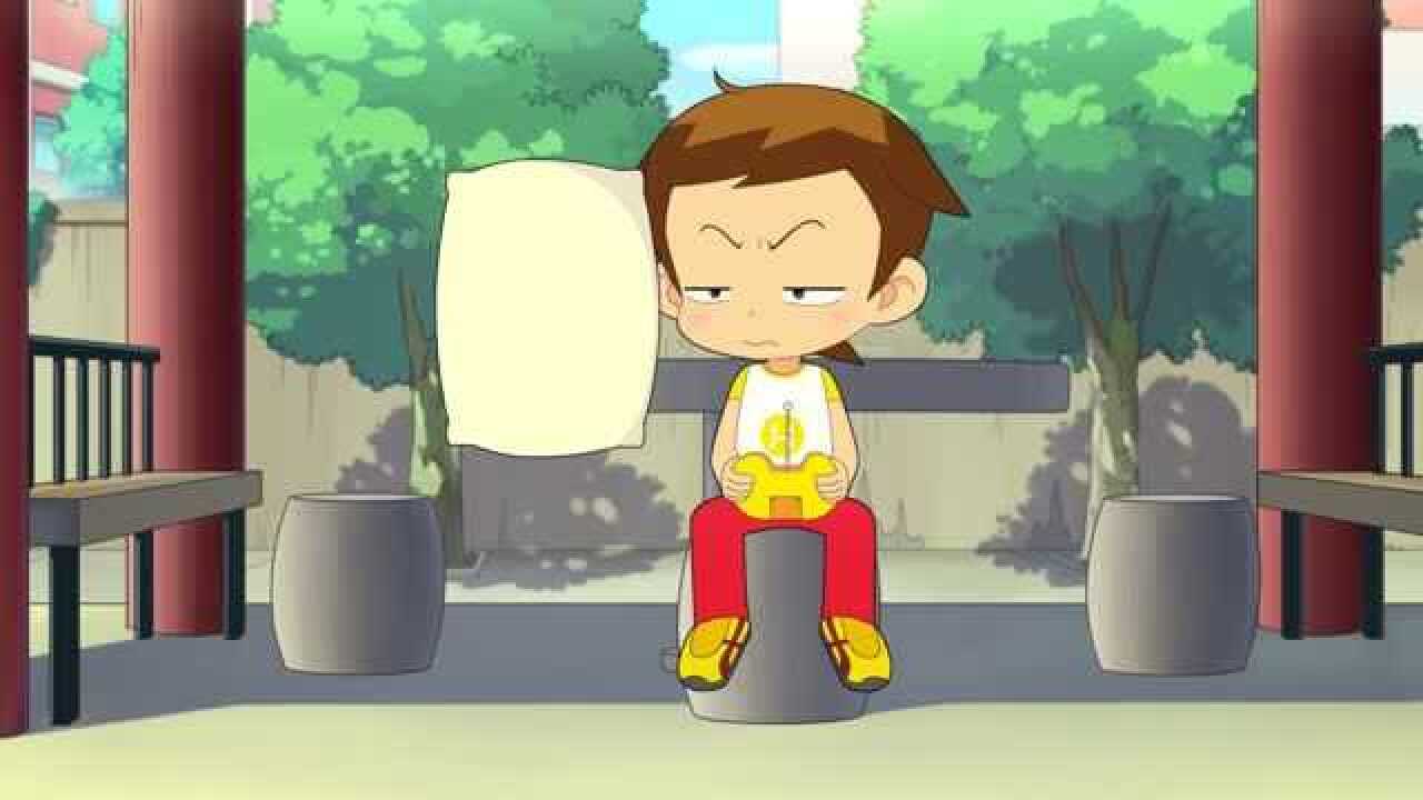 神奇阿呦之最强流星人:小米拿着万能遥控器练习怎样不会撞到东西_腾讯