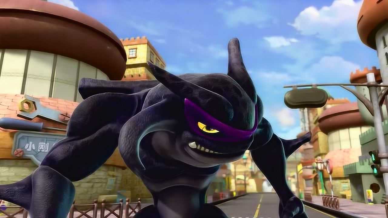 猪猪侠之变身小英雄超人强黑化原来做怪兽这么威风