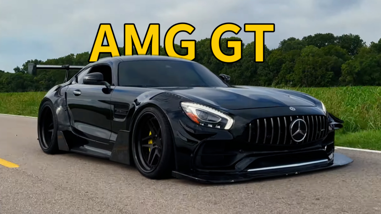 奔驰amg-gtr,4.0t v8发动机,3.6秒破百