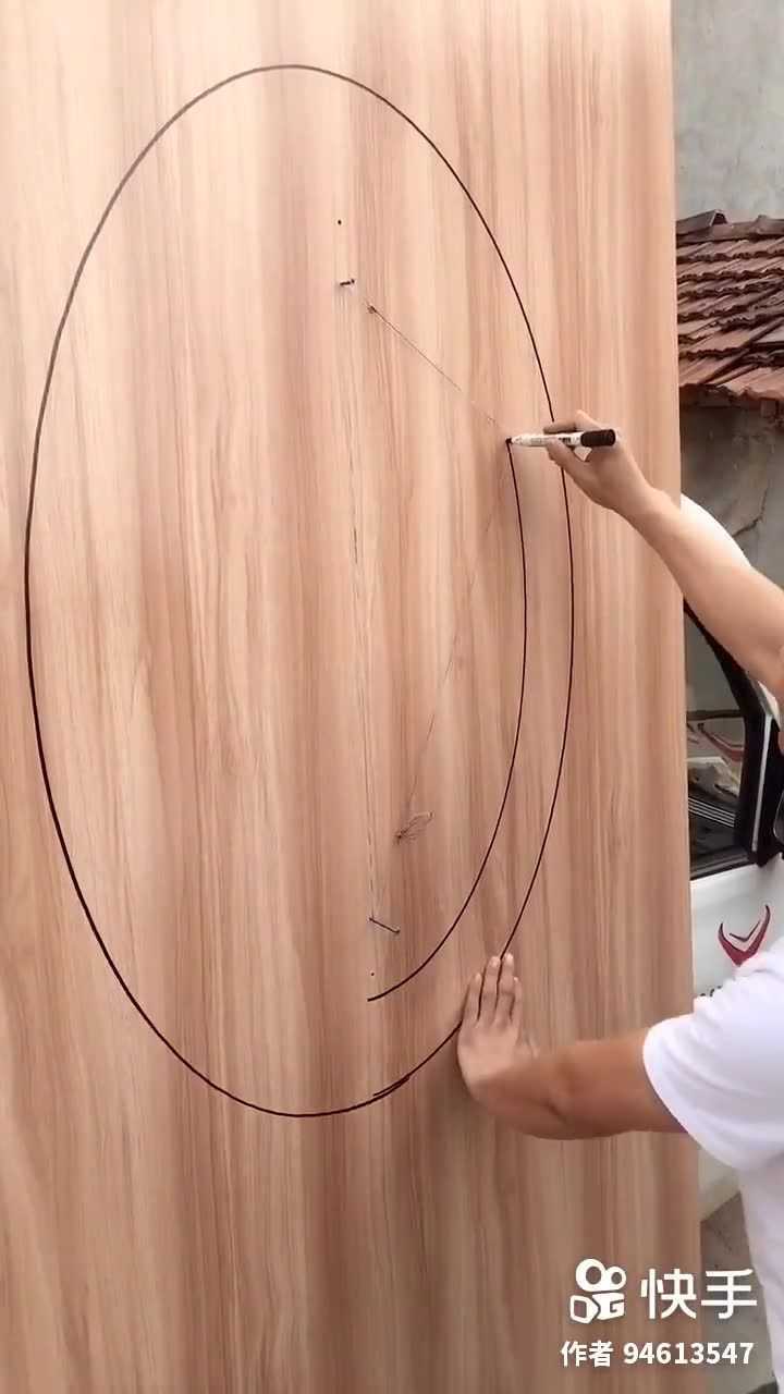 木工这样画椭圆