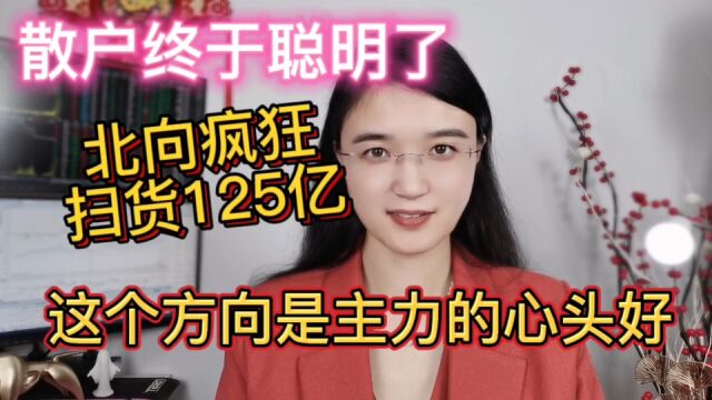 散户终于聪明了一次!北向疯狂扫货125亿,白马股祭天酝酿大行情