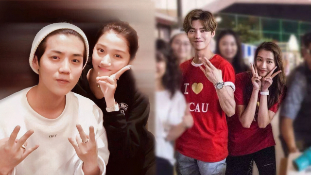 关晓彤一直跟着鹿晗开演唱会,街边吃面好甜蜜,眼神不离女友半分