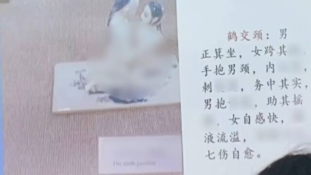 高校老师课堂讲解“春宫图”,被曝内容过于露骨?南京中医药大学:正处理