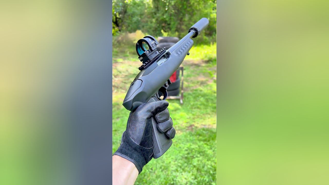 经典鲁格点22口径武器 适合靶击和小型狩猎 是射击爱好者的首选