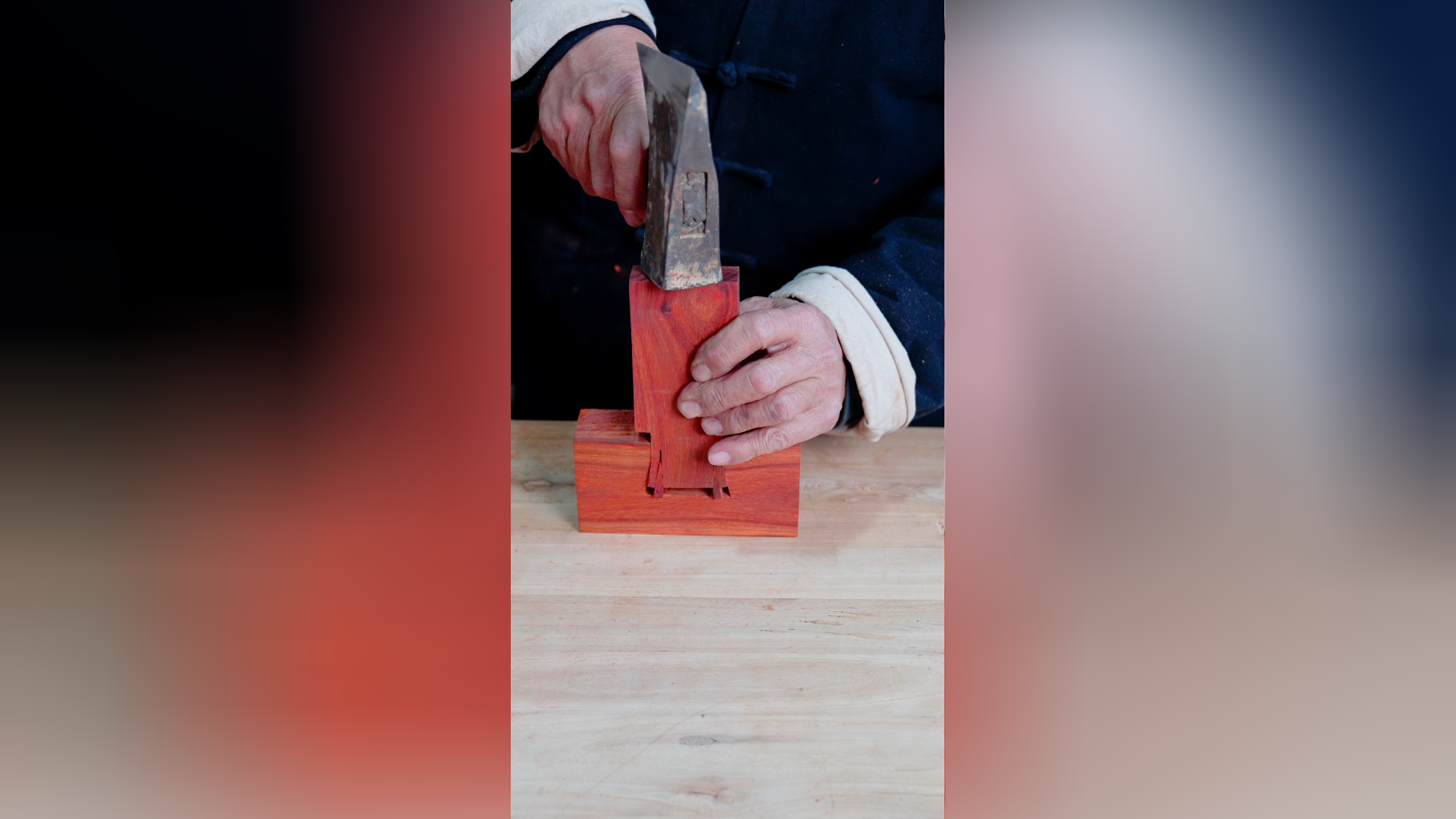 中华榫卯技艺之绝户榫,特点牢不可破,无解