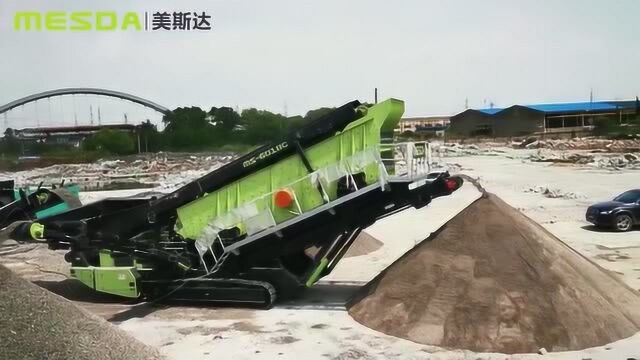 移动破碎站上海建筑固废垃圾再生循环利用