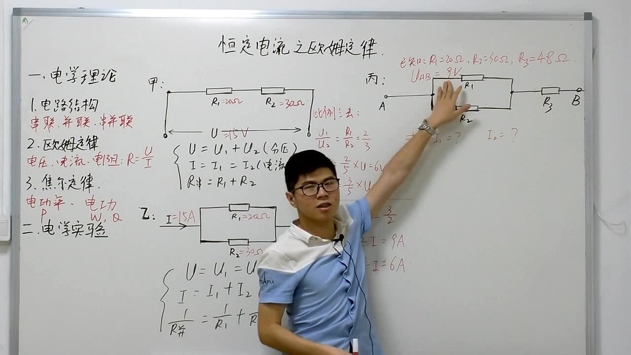 高中物理04期:恒定电流之欧姆定律(01教你电路计算小技巧)