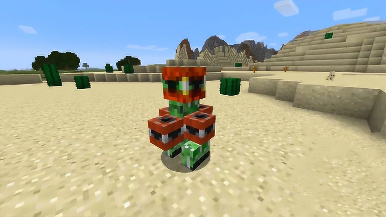 我的世界:这两种变异苦力怕,估计没几个人见过!