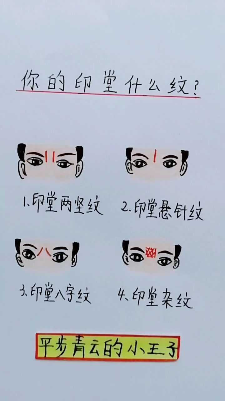 你的印堂什么纹