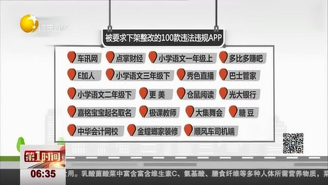 10月以来100款违法违规APP被要求下架整改