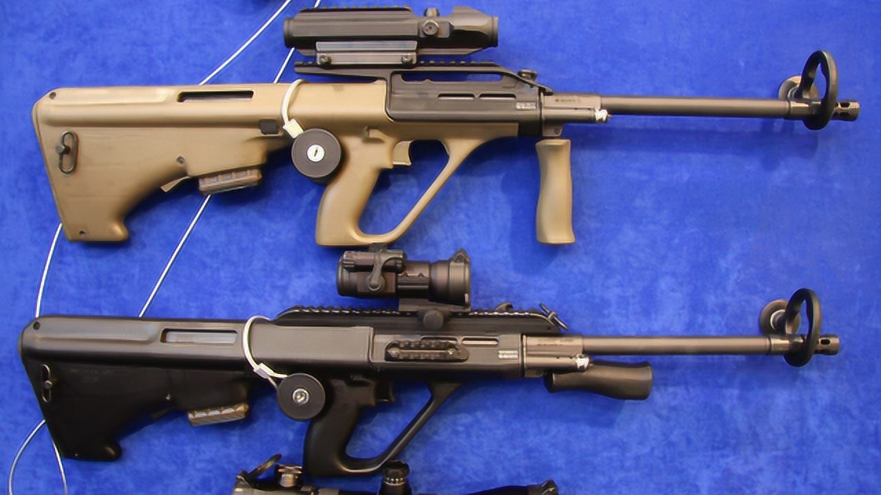 斯太尔aug突击步枪:最为畅销的无托步枪