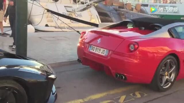 在圣特罗佩试驾法拉利LaFerrari599 好酷!