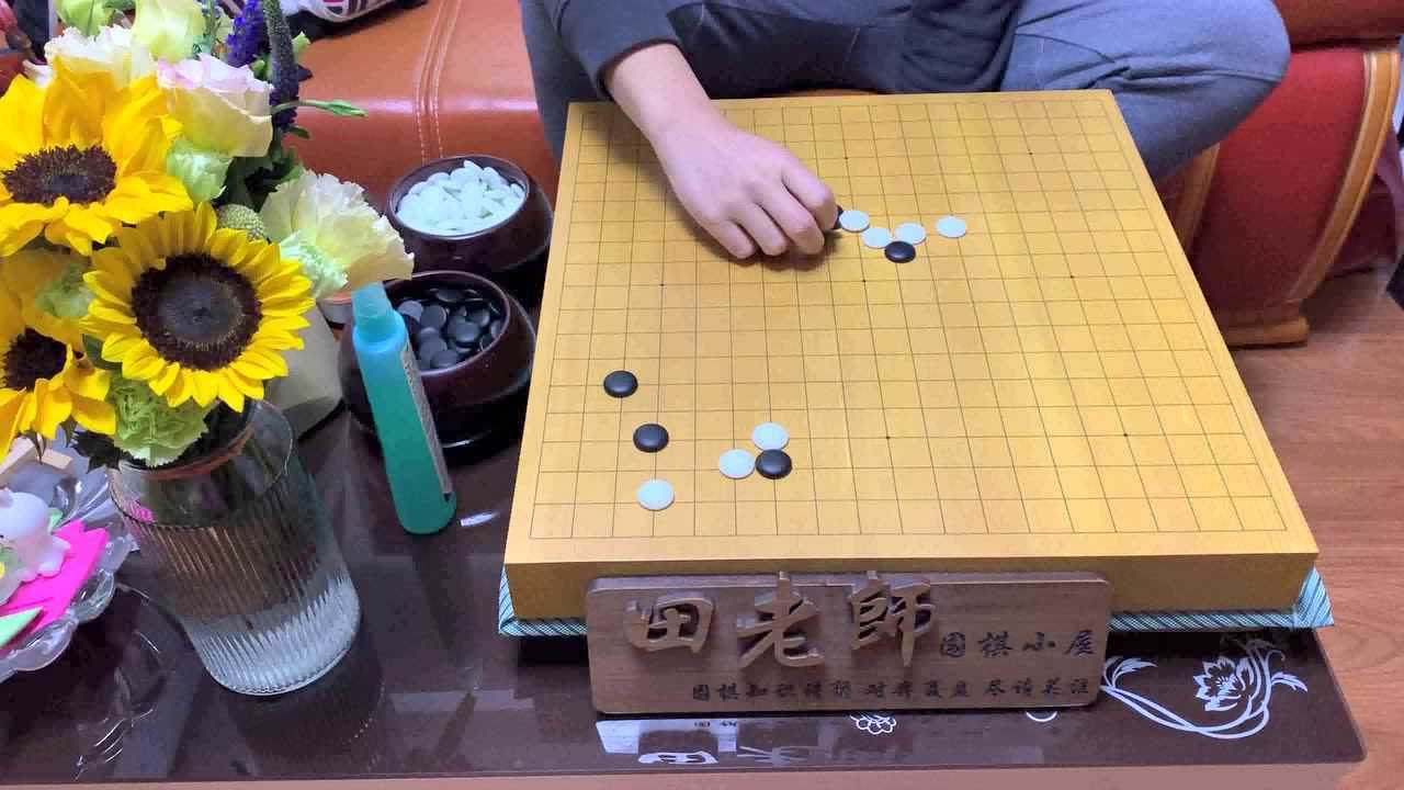 田老师围棋——定式讲解(小飞守角外靠)_腾讯视频