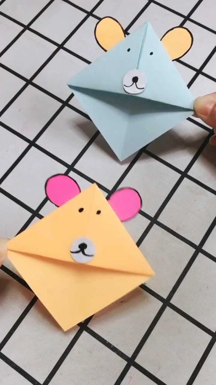 简单又可爱的小熊书签你会做了吗