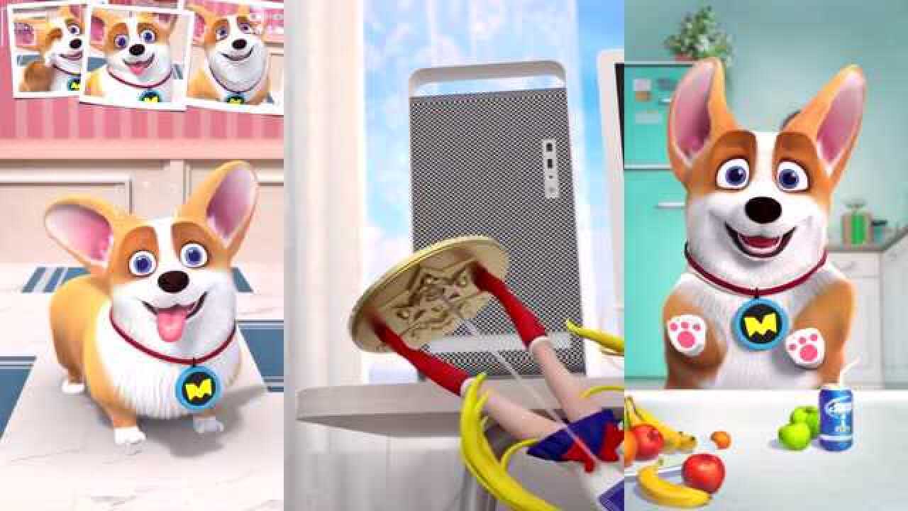 飞狗moco穿上这个裙子我就是整条街最拉风的