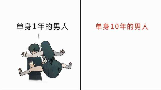 男人“单身10年”会怎么样?哈哈哈