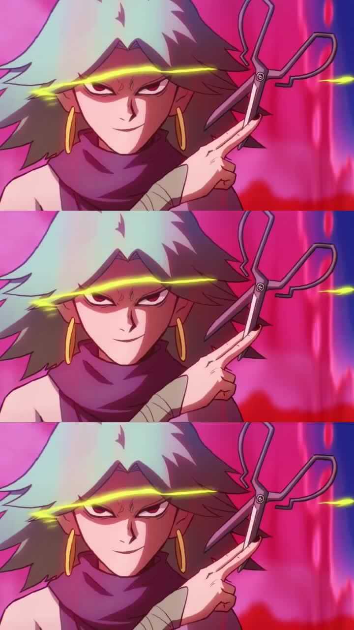 伍六七之最强发型师吸食完何大春的血之后赤牙这个状态有点吓人