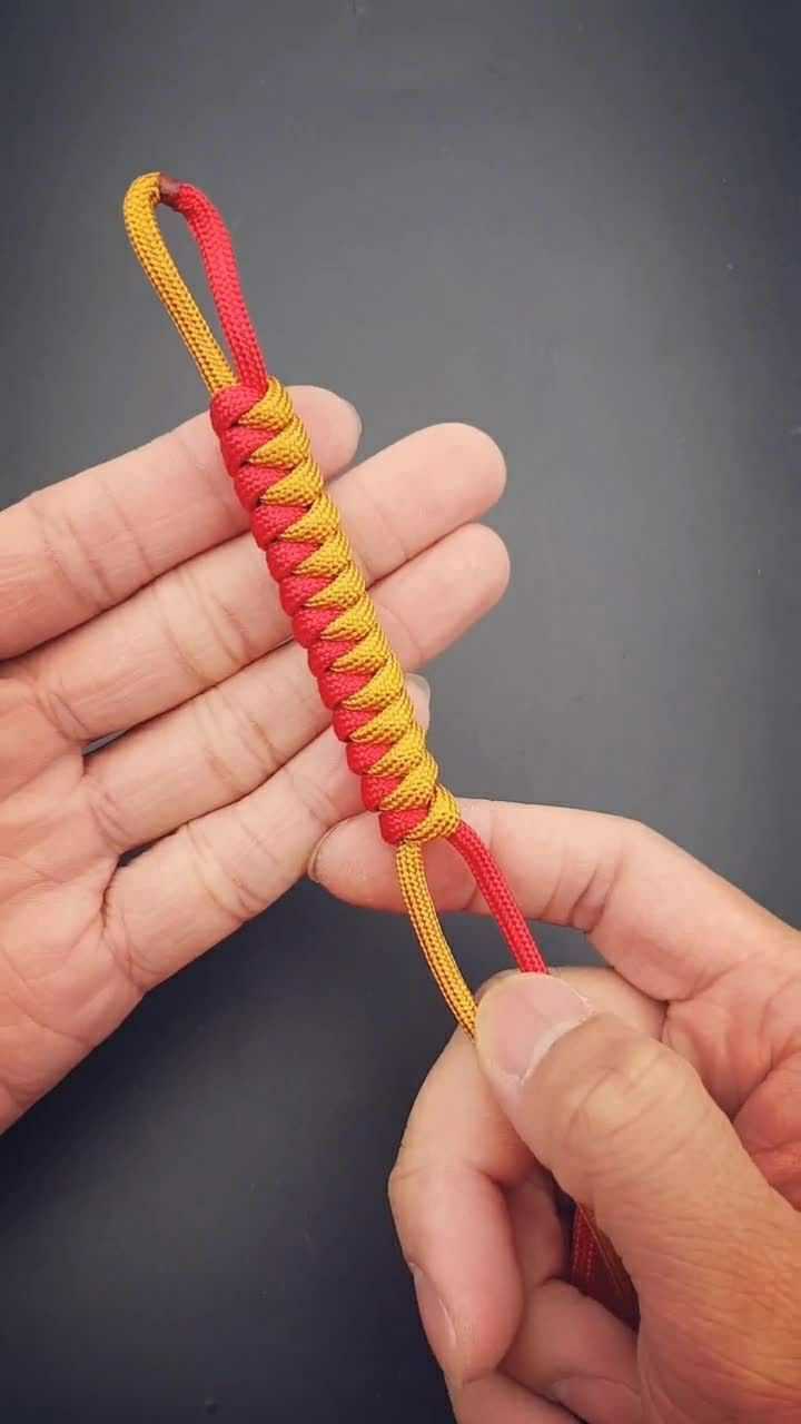 编绳的过程教学视频,喜欢编绳的朋友,记得保存收藏_高清1080P在线观看平台_腾讯视频