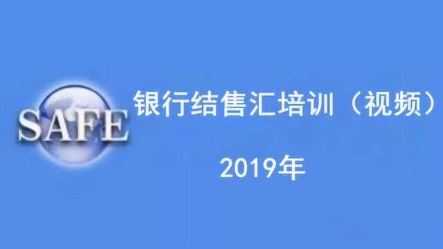 结售汇统计课件2019