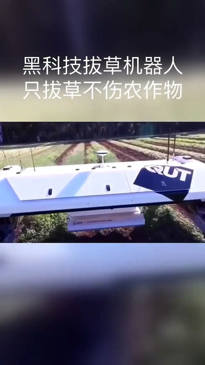 黑科技拔草机器人,只拔草不伤农作物