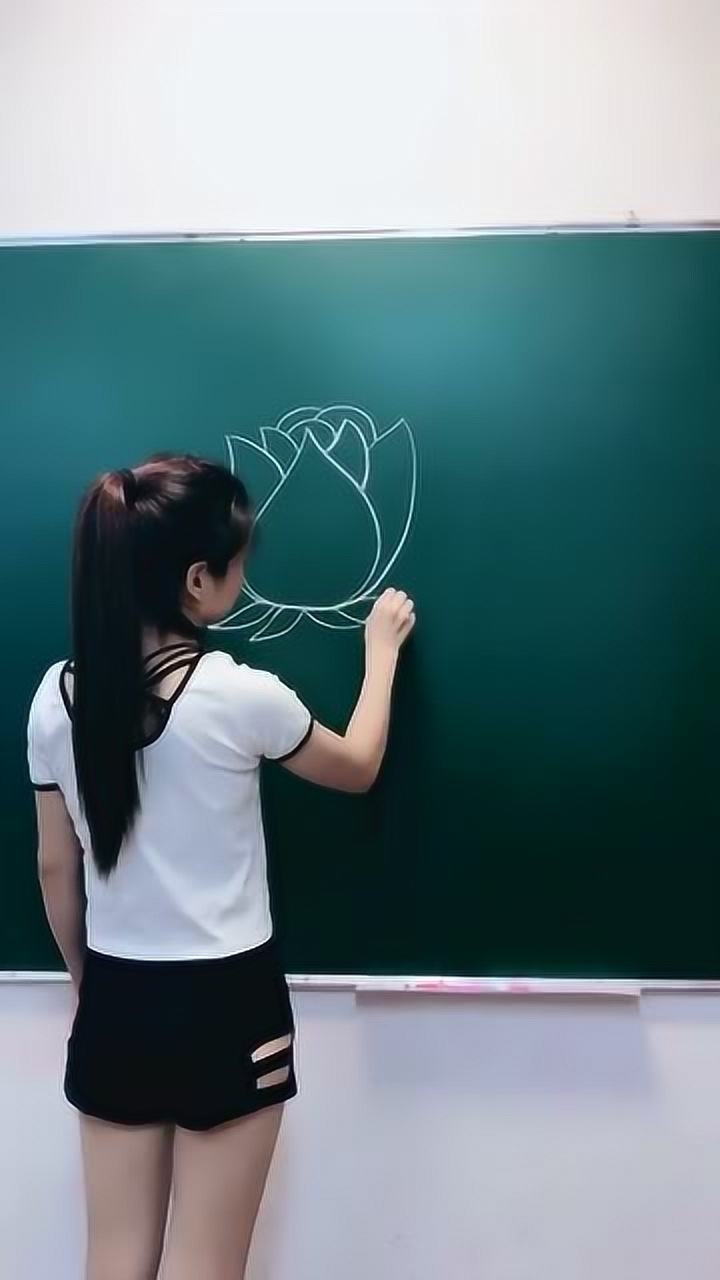 画玫瑰花创意数字!_腾讯视频