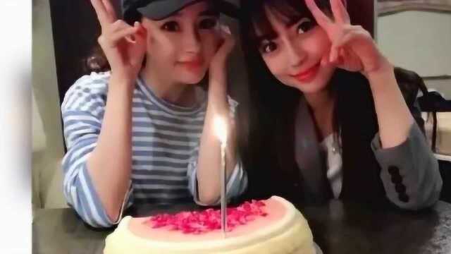 Baby祝前线双胞胎医护生日快乐 巧的是两人与其同一天生日