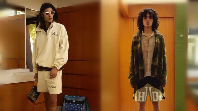 RHUDE2021春夏男装系列 怀旧的洛杉矶风格