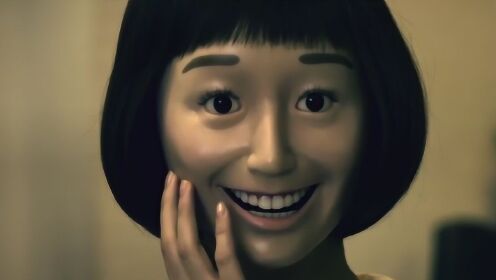 日本获奖短片：女孩因为经常微笑，脸变成了面具怎么都脱不下来