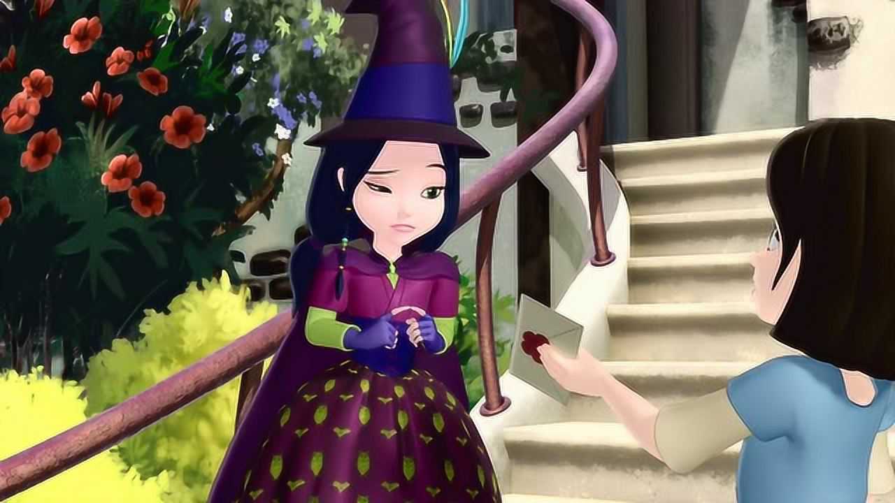 小公主苏菲亚杰德为自己的行为道歉并给小女巫递上请柬