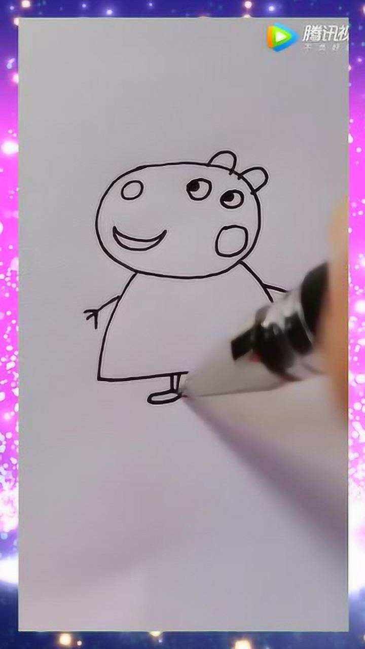 小羊苏西简笔画,简单易学,小技巧get