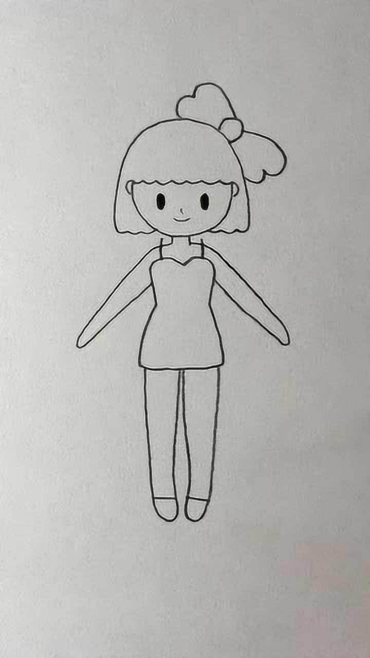 画人像简笔画一看就会