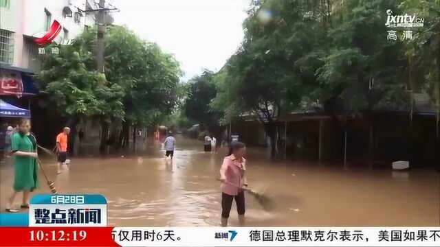 强降雨致四川合江部分受灾