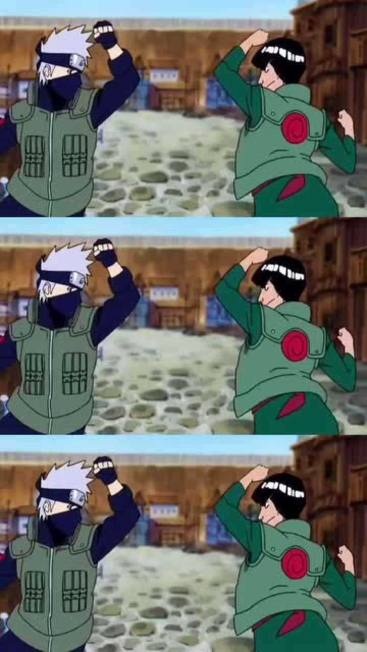 火影忍者卡卡西和迈特凯的搞笑合集