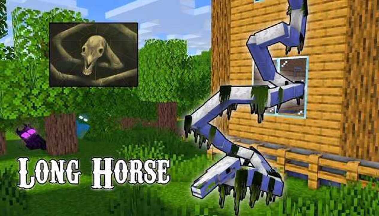 我的世界怪物学院:都市传说长马怪!猪人居然和它成了好朋友?