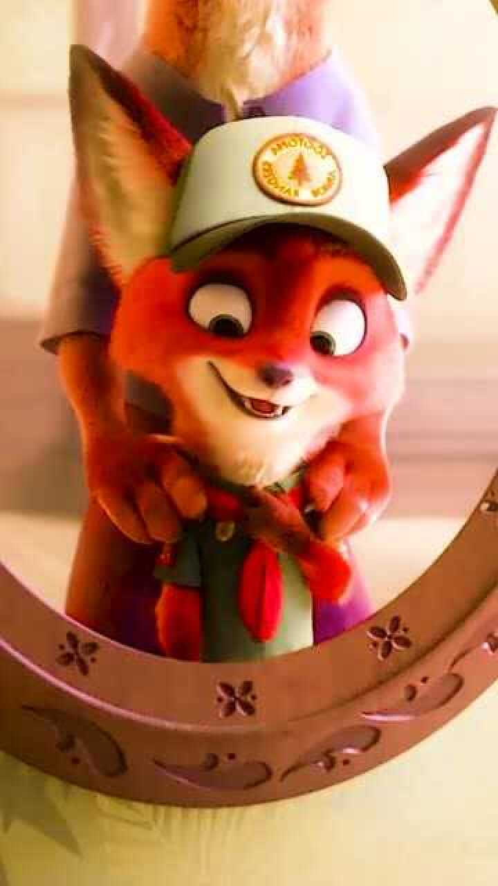 迪士尼最帅狐狸尼克小时候这笑容看起来好治愈