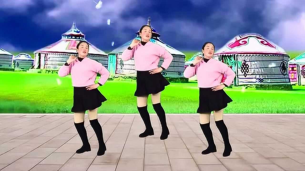 民歌广场舞玛尼情歌歌声纯净空灵舞步动感优美