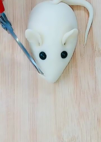 面粉做的小老鼠,快来学吧,宝宝肯定喜欢