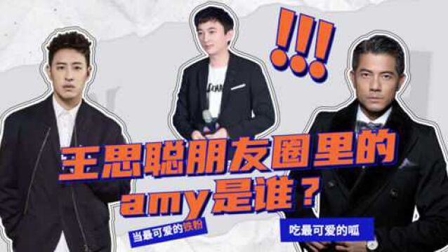 娱乐科普:王思聪朋友圈里的amy姐是何许人也?