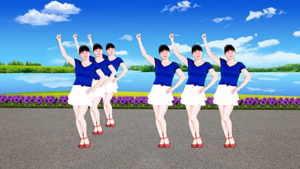 广场舞《又见山里红》轻快24步踩点舞,跟着旋律动起来