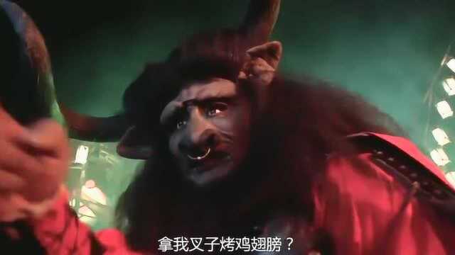 大话西游:孙悟空大战牛魔王,牛魔王实力太差,被悟空暴打